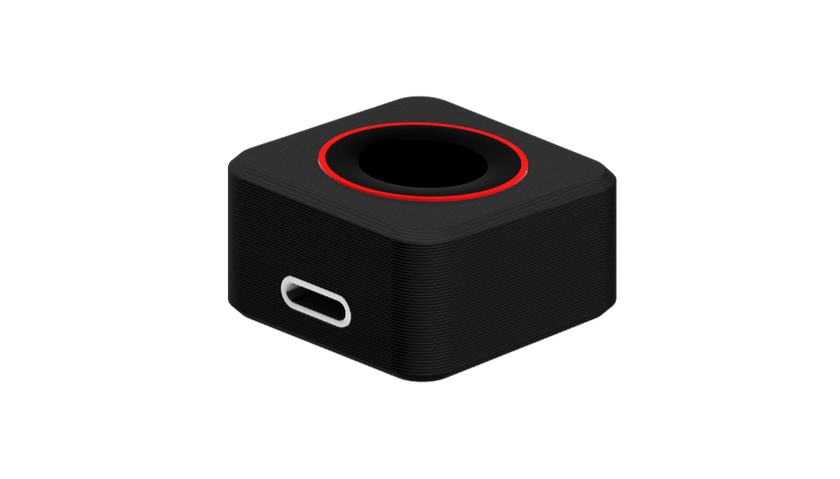 tinyTouch fingerprint login device, 3D render